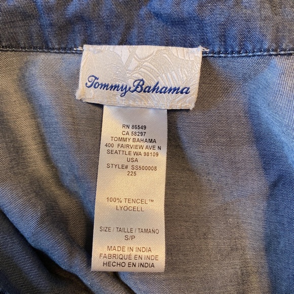 Tommy Bahama Blue button down dress - Picture 4 of 4